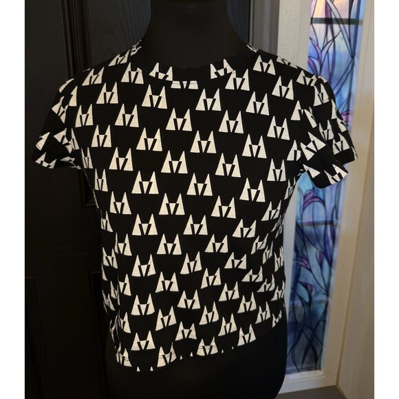 Tops - Black Matin Kim Seoul crop top #SeoulFashion #y2k #kpop Size OS